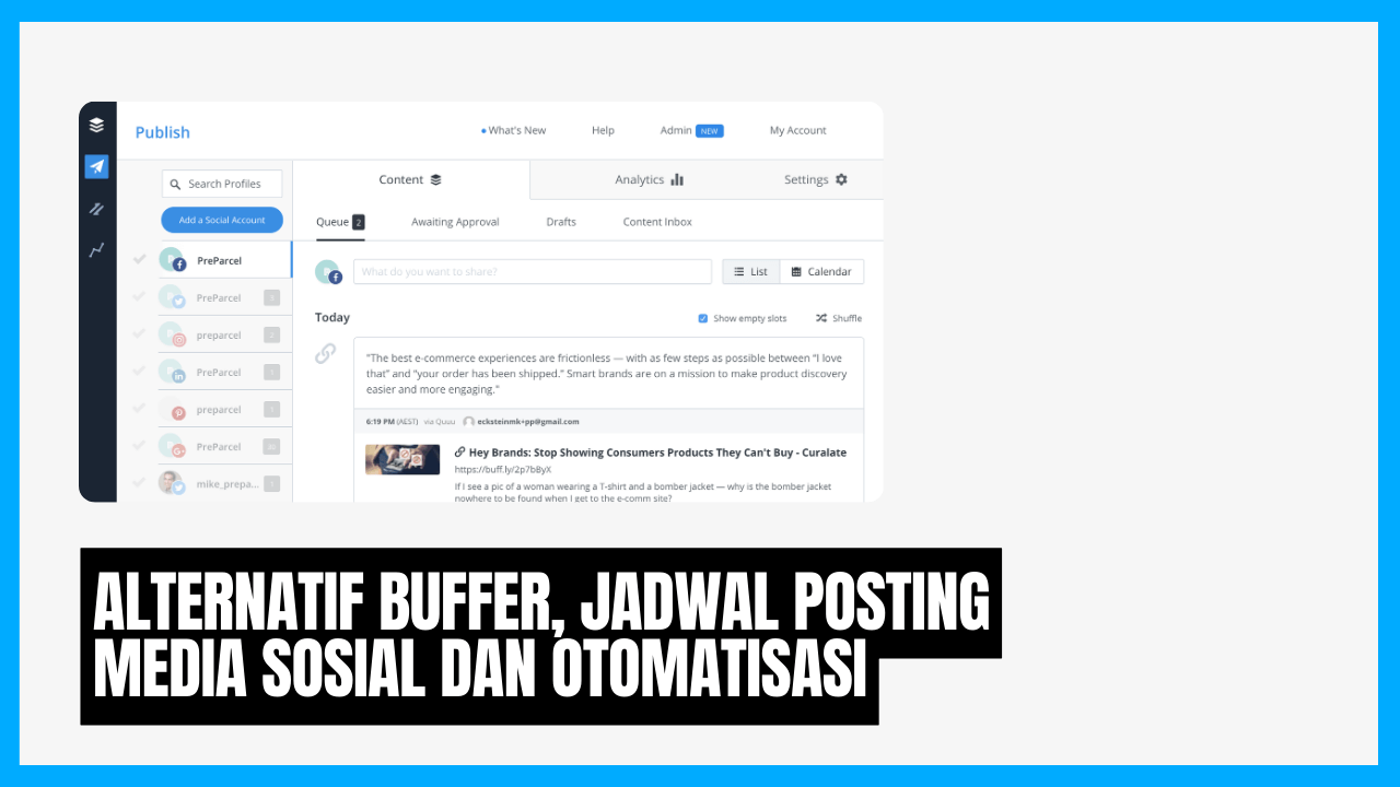 alternatif buffer jadwal posting media sosial dan otomatisasi