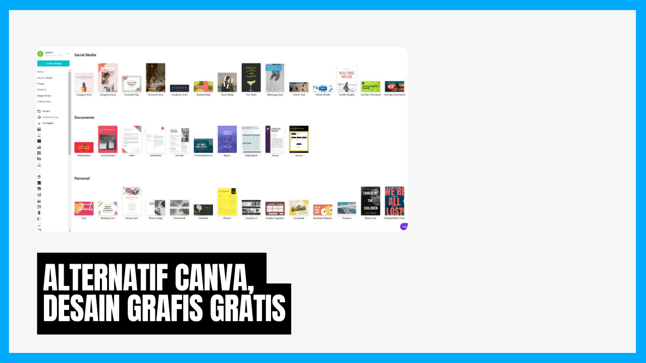 alternatif canva desain grafis gratis untuk profesional