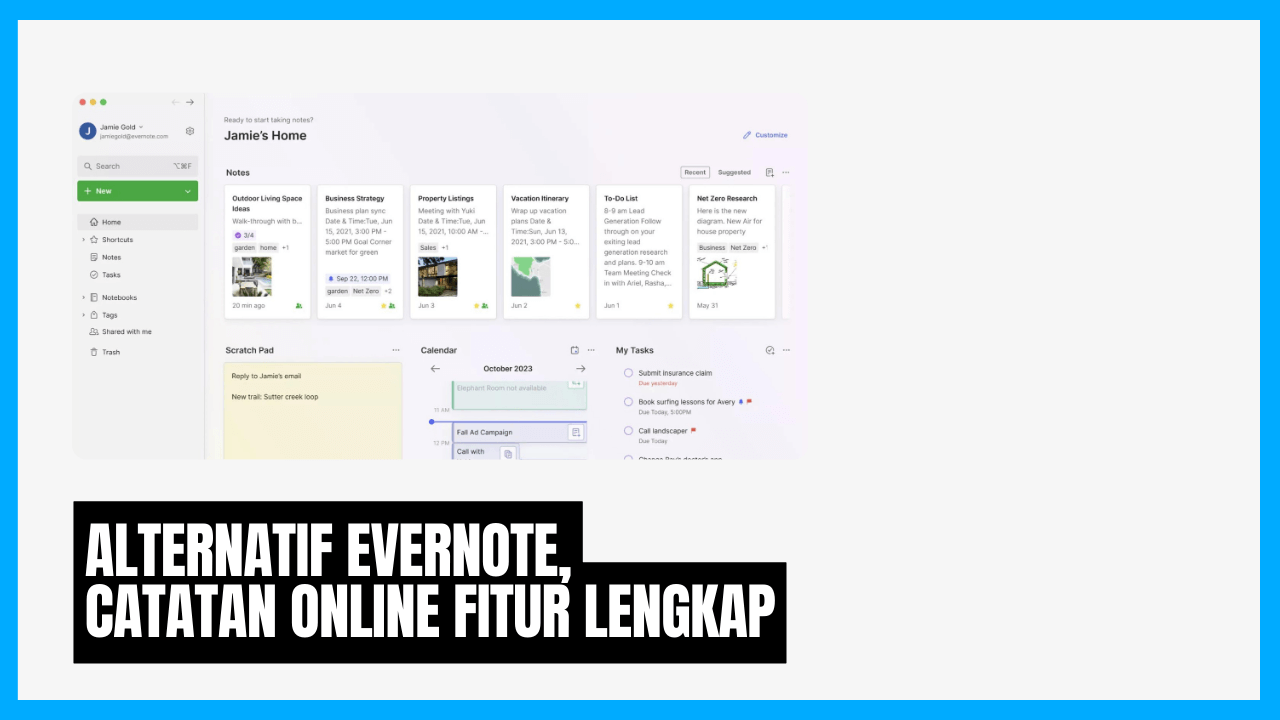 alternatif evernote catatan pribadi