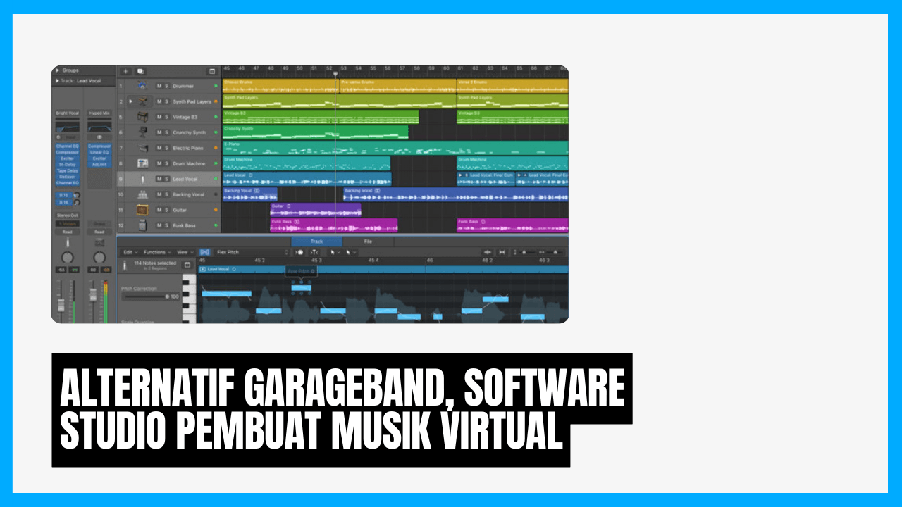 alternatif garageband software studio pembuat musik virtual