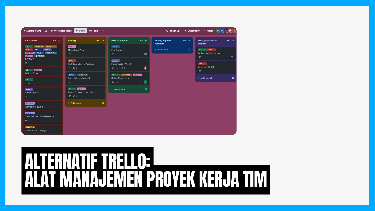 alternatif trello tool management project untuk kerja tim